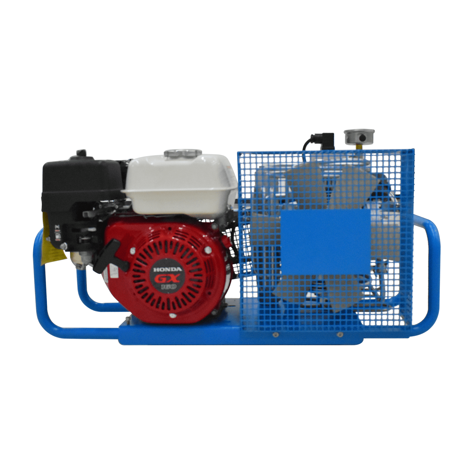 TUDIVING PCP Air Compressor, 4500psi/300bar Air Pump, 100L/min Air Flow Diving Compressor, Built-in filter for Scuba Tank Paintball, Gasoline Engine