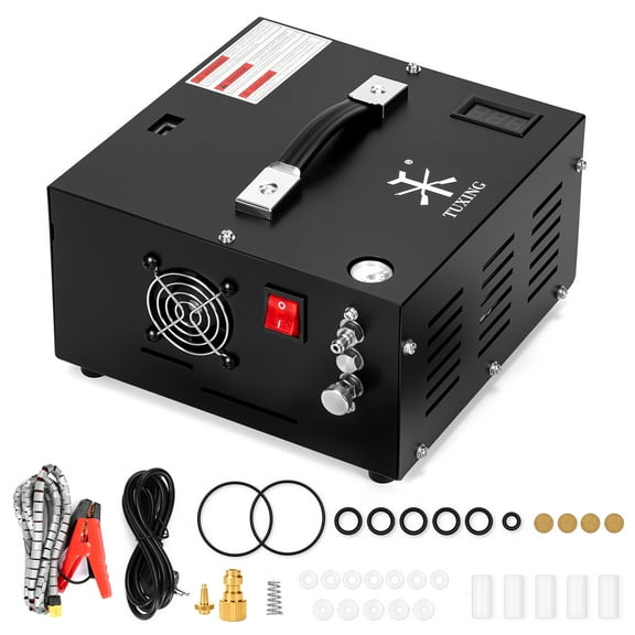 TUDIVING Pcp Air Compressor Built in Converter Pcp Compressor 4500psi/300bar