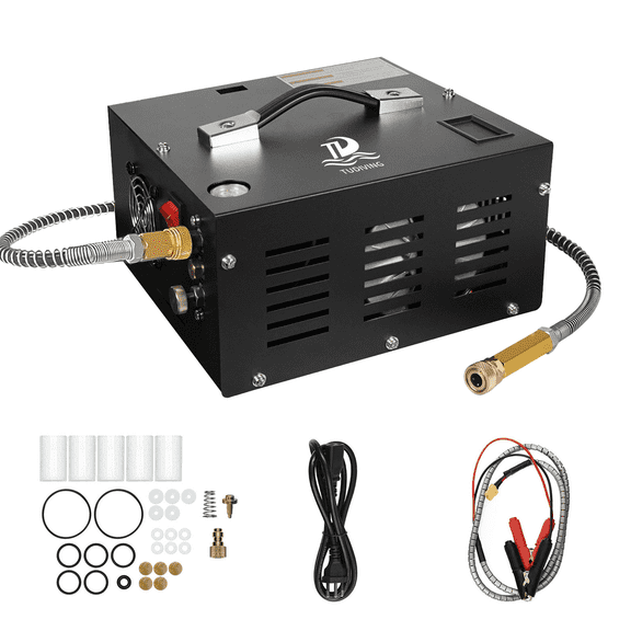 TUDIVING Pcp Air Compressor Built in Converter Pcp Compressor 4500psi/300bar