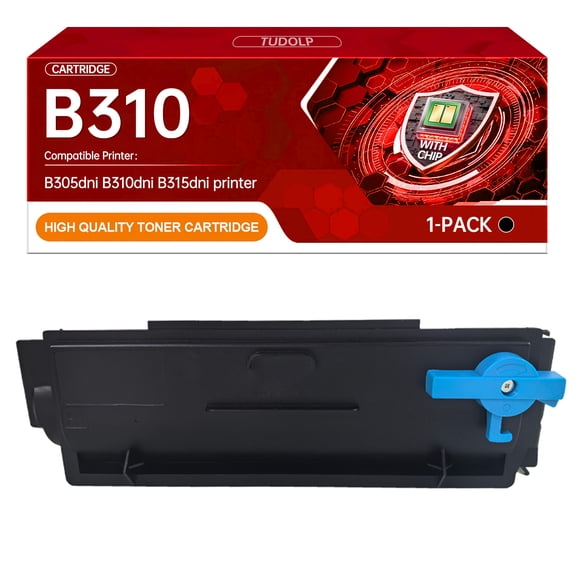 TUDOLP B310 B315 B305 Black Toner Cartridge(with Chip) Compatible with Xerox B305 B310 B315 Printer Replacement for Xerox 006R04376 006R04377 006R04378 Toner Cartridge (5000 Pages,1-Pack,Black)