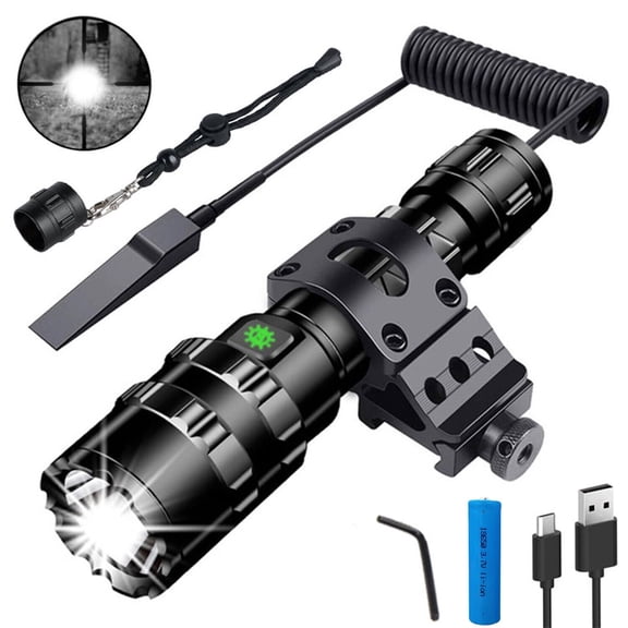 TUDOU 2 in 1 5 Modes LED 3000 Lumens Bright Flashlight