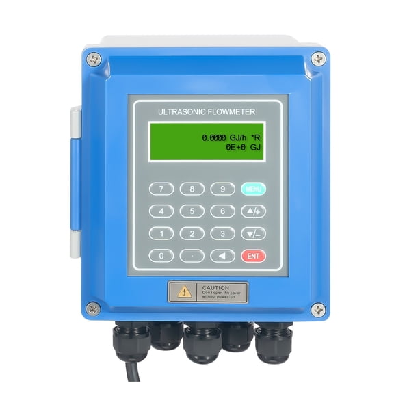 TUF-2000B Ultrasonic Flow Meter TS-2 TM-1 Probe Wall Rail Mounted IP67 Liquid Flowmeter