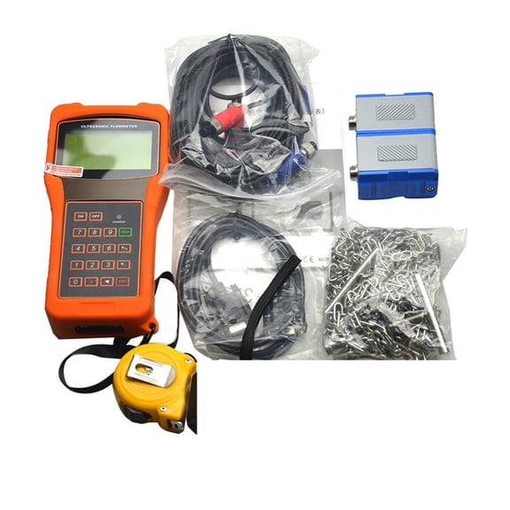 TUF-2000H Digital Ultrasonic Flowmeter Flow Meter With Standard Transducer TM-1 Measuring Range DN50-700mm ,Energy-Saving