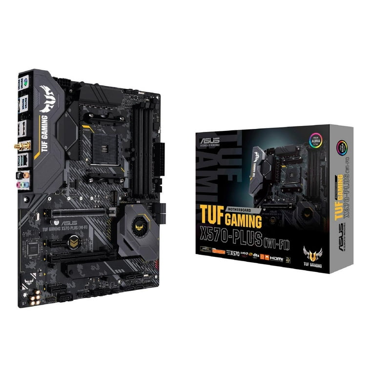 ASUS AM4 TUF X570-Plus Wi-Fi ATX Motherboard with PCIe 4.0, Dual M