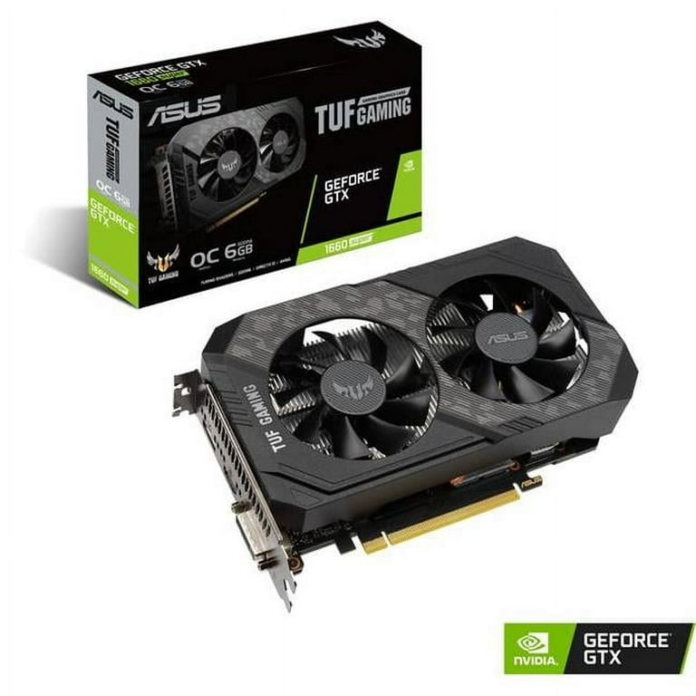 ASUS TUF Gaming GeForce GTX 1660 SUPER 6GB GDDR6 PCI Express ASUS TUF Gaming GeForce GTX 1660 SUPER 6GB GDDR6 PCI Express