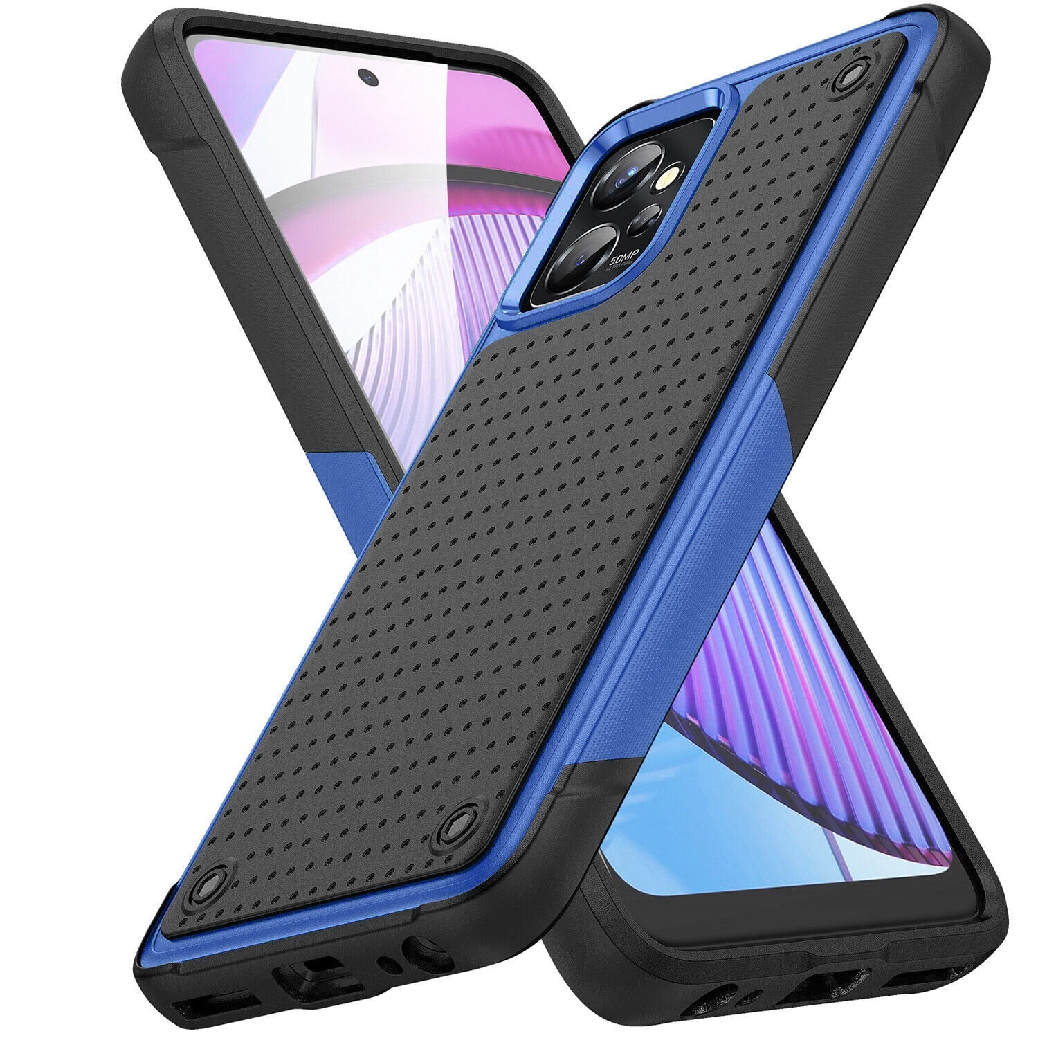 Moto G Power 2021 Wallet Case Shockproof Phone Case Tempered Glass For Moto G Power 5G 2024 - Carbon Fiber TPU Cover Phone Case For Moto G Stylus 5 G - Foto 11