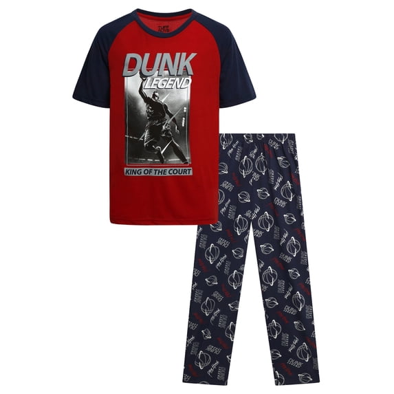 TUFF GUYS Boys Pajama Set Short Sleeve Sleep Shirt and Pajama Pants Sleepwear 2 Piece
