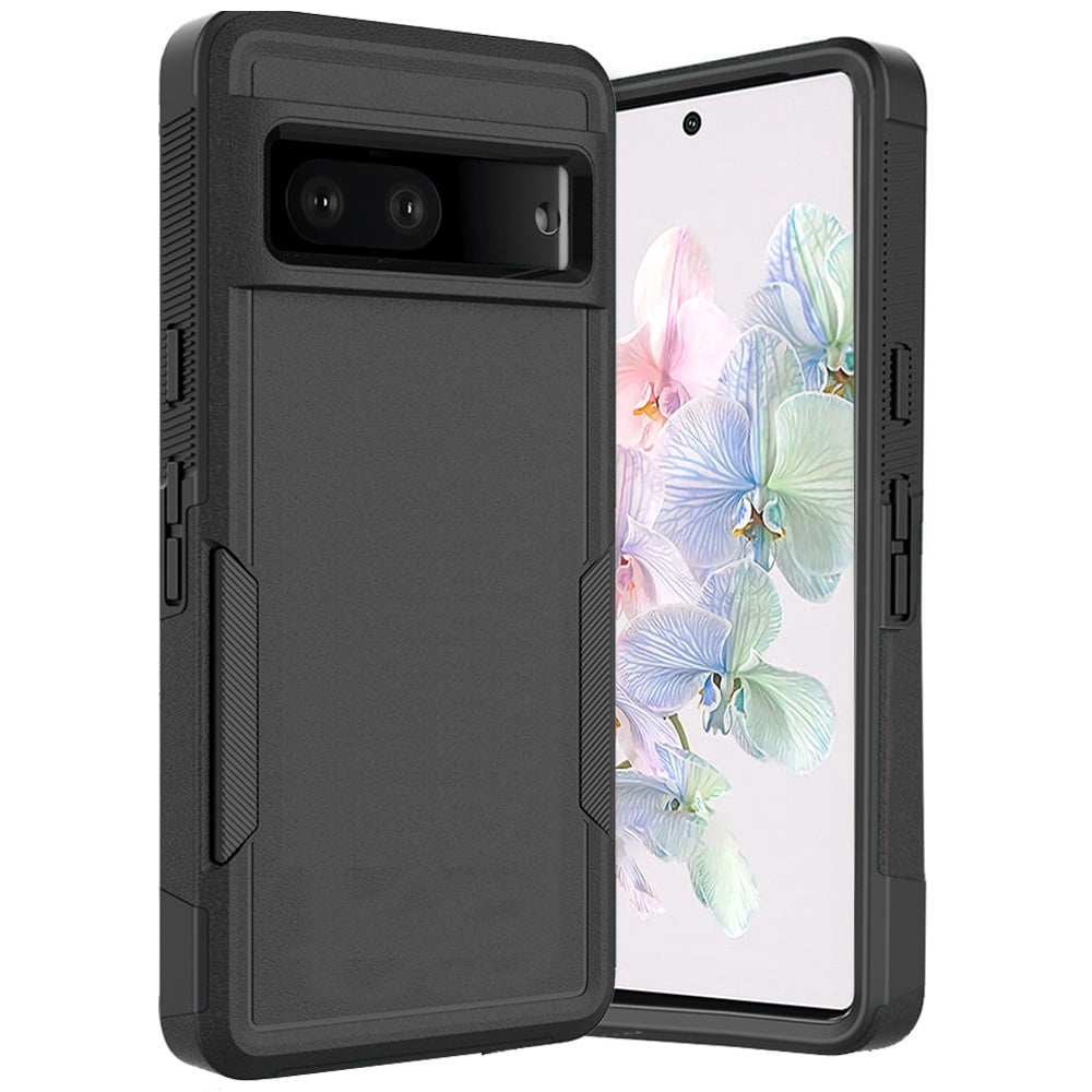 TUFF Hybrid Armor Case for Google Pixel 7 - Black - Walmart.com