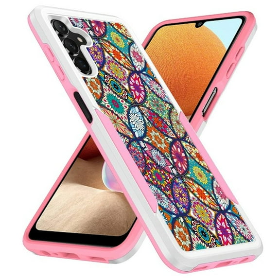 TUFF Hybrid Armor Case for Samsung Galaxy A13 5G - Mediterranean Tiles