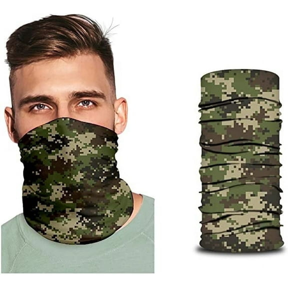 TUFF Sports Face Mask and Neck Gaiter - Digital Camo Bandana, 1 Count