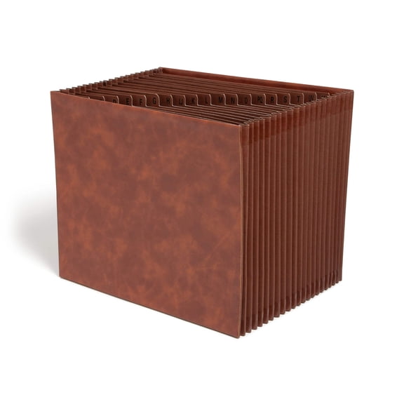 Smead Tuff Accordion File, Alphabetic [A-Z], Letter Size, Premium Vegan Leather [73786] (smd-73786)