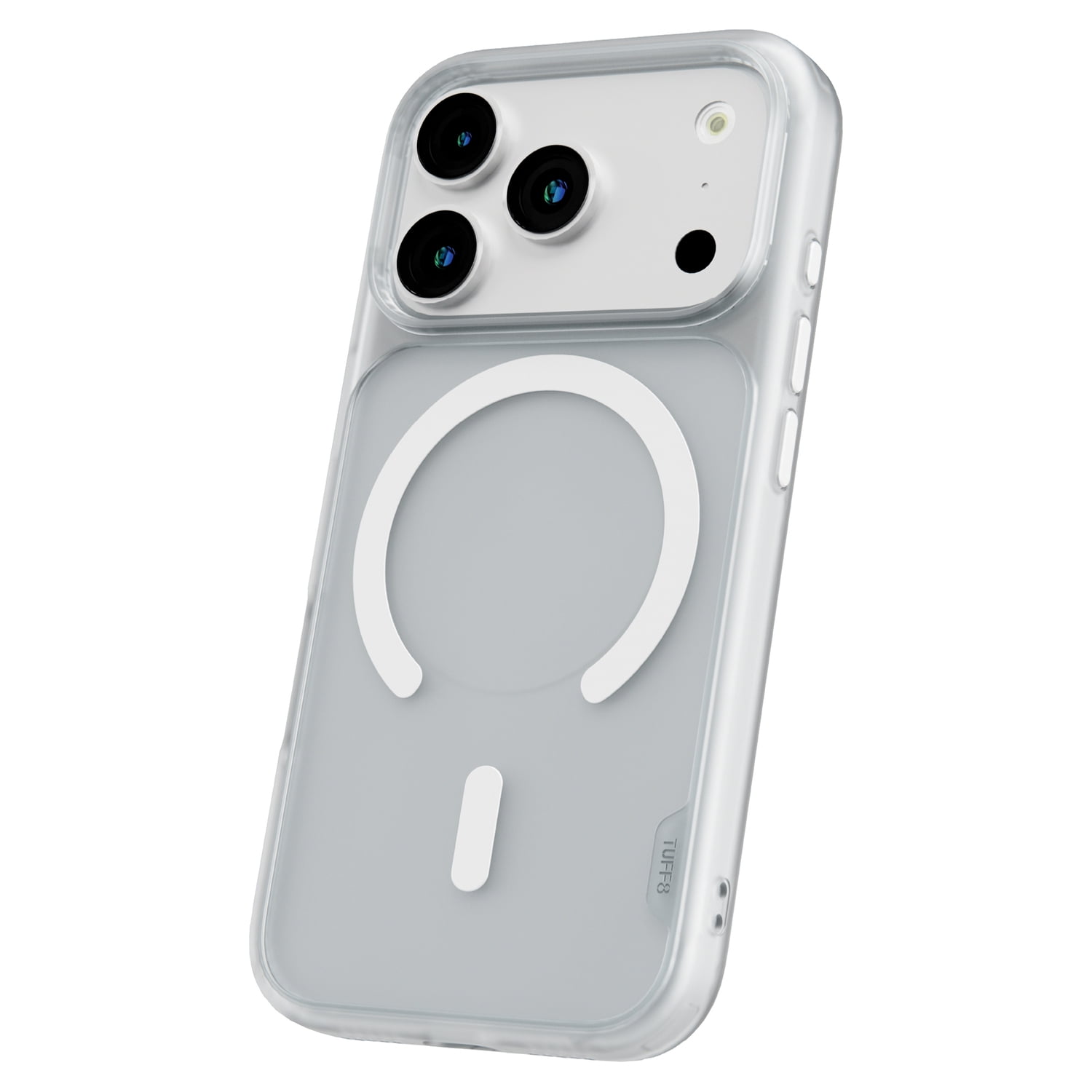 TUFF8 iPhone 18 Pro GlideGuard Mag Case, Matte Clear