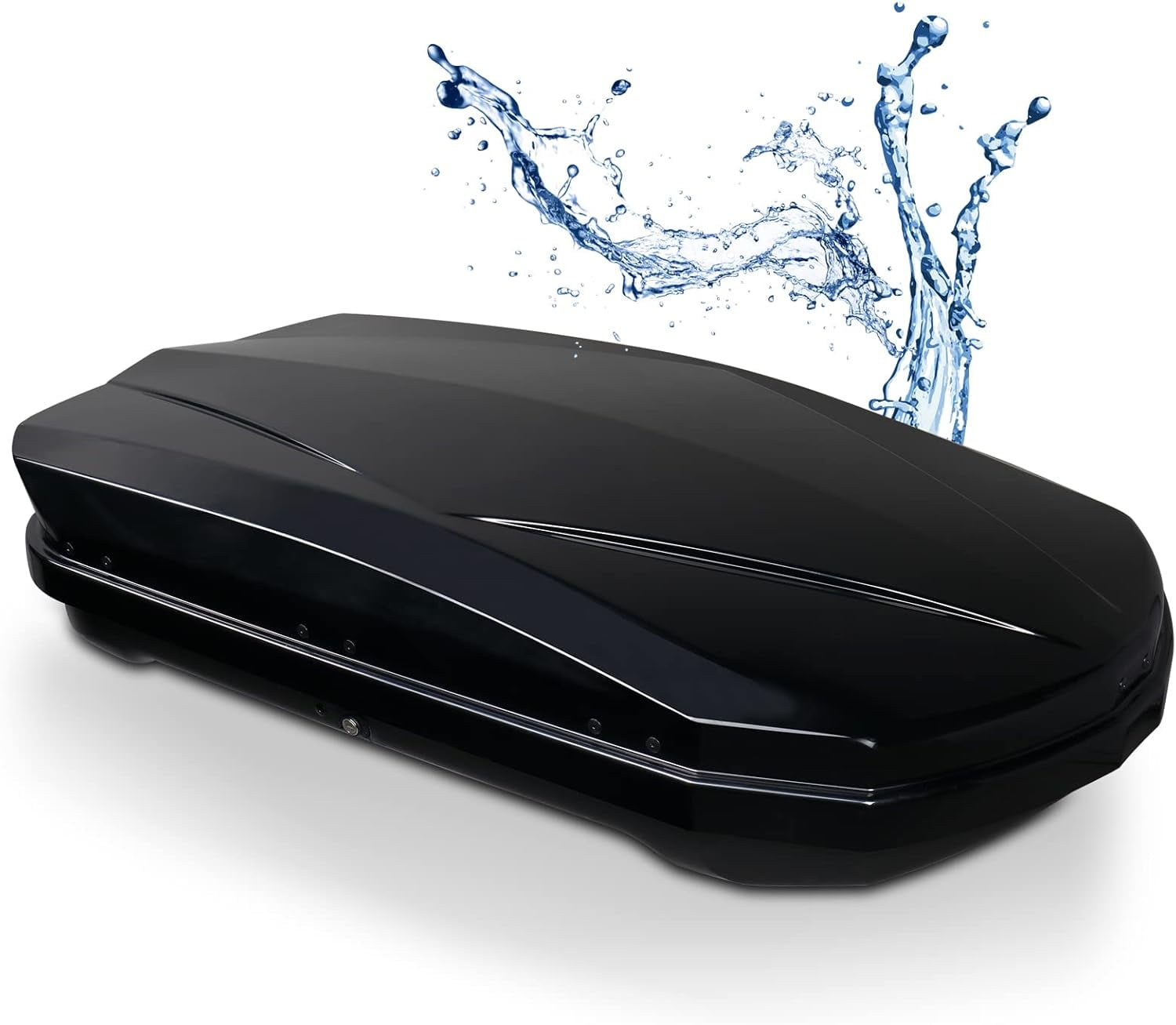 TUFFIOM 13.4 cu.ft. Rooftop Cargo Box w/Keys, Hard Shell Waterproof