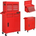 thumbnail image 1 of TUFFIOM 5-Drawer Rolling Tool Chest, Tool Storage Cabinet with Adjustable Shelf, Tool Organizer Box, 1 of 9