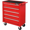 thumbnail image 1 of TUFFIOM 5-Drawer Rolling Tool Chest with Lock & Key, Tool Storage Organizer Box Cabinet with Wheels, 1 of 9