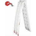 thumbnail image 1 of TUFFIOM Aluminum Truck Ramp N/A 7ft Aluminum Folding 1500 lb Maax Load - Silver, 1 of 10