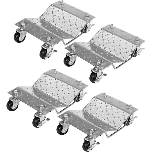 TUFFIOM Car Dolly Set of 4, 6000LBS Capacity Wheel Dolly, Heavy Duty