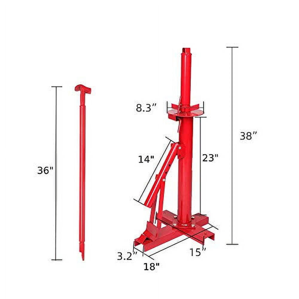 TUFFIOM Manual Tire Changer, Portable Hand Bead Breaker Mounting Tool for 8 to 16 Tires, for Home Garage Small Auto Shop