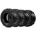 thumbnail image 1 of TUFFIOM Set of 4 ATV/UTV All-terrain Tires 25x8-12 Front 25x10-12 Rear, 6 PR, Tubeless, 1 of 7