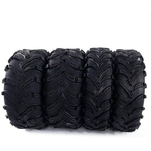 TUFFIOM Set of 4 ATV UTV All-terrain Tires 26x9-12 Front & 26x11-12 ...