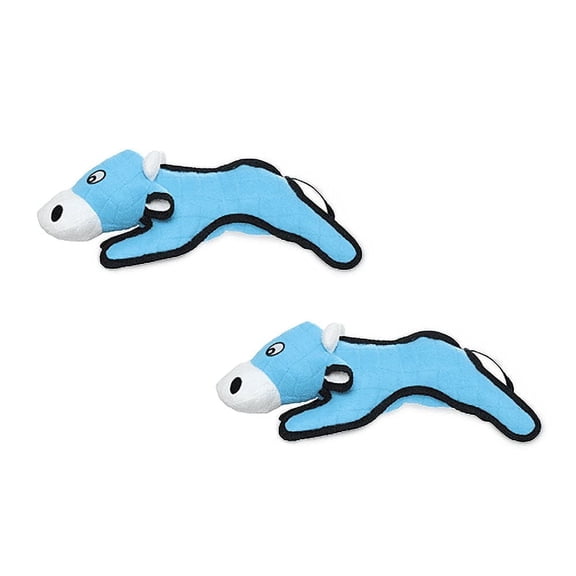 TUFFY® Barnyard Cow, 2-Pack Durable Dog Toys