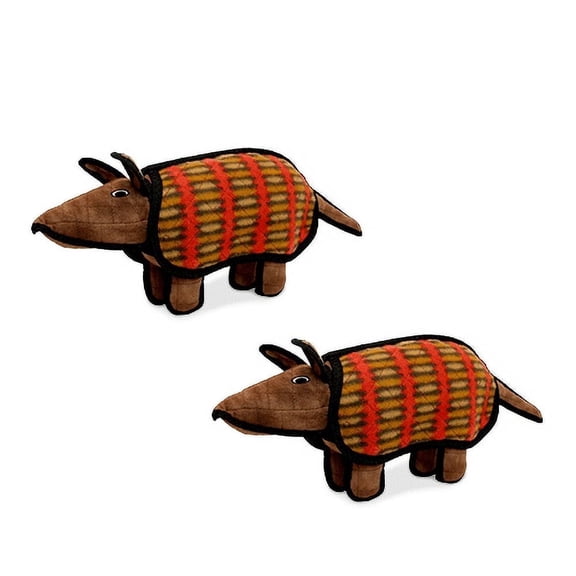 TUFFY® Desert Armadillo, 2-Pack Durable Dog Toys