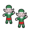 thumbnail image 1 of Tuffy Holiday Elf Durable Plush Squeaky Dog Toy, 2 Pack, 1 of 8