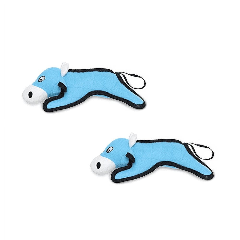 TUFFY® Jr Barnyard Cow, 2-Pack Durable Dog Toys