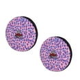 thumbnail image 1 of TUFFY® Ultimate Flyer Pink Leopard, 2-Pack, Durable Plush Squeaky Dog Toys, 1 of 10