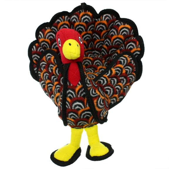 Tuffy Barnyard Turkey Durable Plush Dog Toy