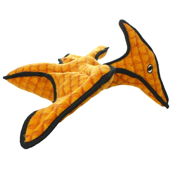 Tuffy Dinosaur Pterodactyl Durable Plush Squeaker Dog Toy