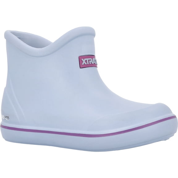 TUFS Big Kids Ankle Deck Boot, Sky Blue, Size 1(M)
