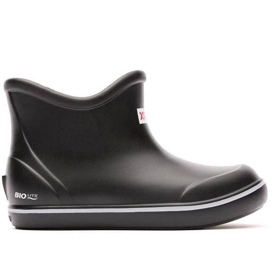 TUFS Big Kids Ankle Deck Boot, Black, Size 5(M)