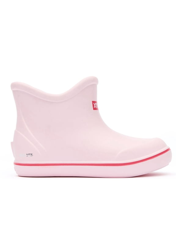 TUFS Little Kids Ankle Deck Boot, Bubble Gum, Size 7(M)