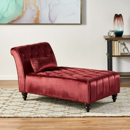 TUFTED CHAISE LOUNGE