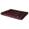 thumbnail interactive-video image 1 of Vibrant Life Jumbo Dog Bed, X-Large Pillow Dog Bed, 48" x 38", Red and Black Plaid, 1 of 9