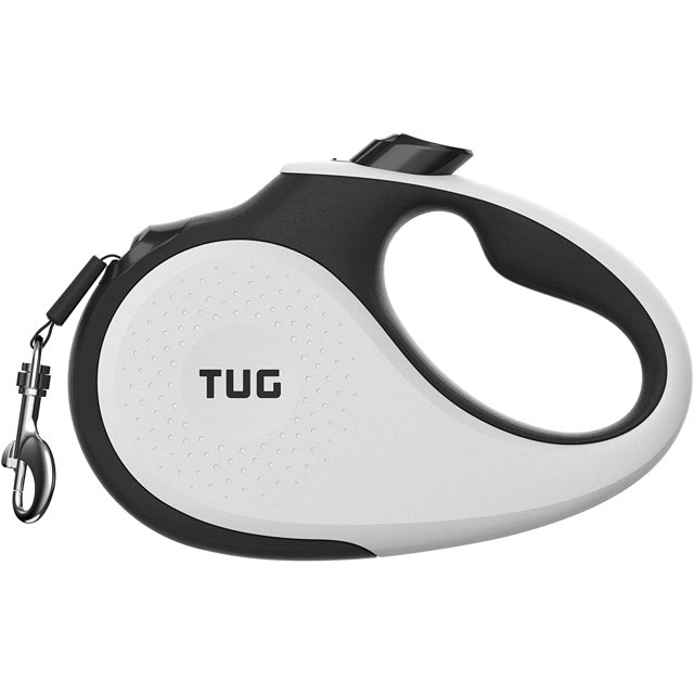 TUG Retractable Dog Leash, 16ft Strong Nylon, 360° TangleFree, One