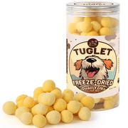 TUGLET Freeze Dried Cat and Dog Treats, Healthy Quail Egg Yolks Training Snacks Food Toppers, 8.8 oz
