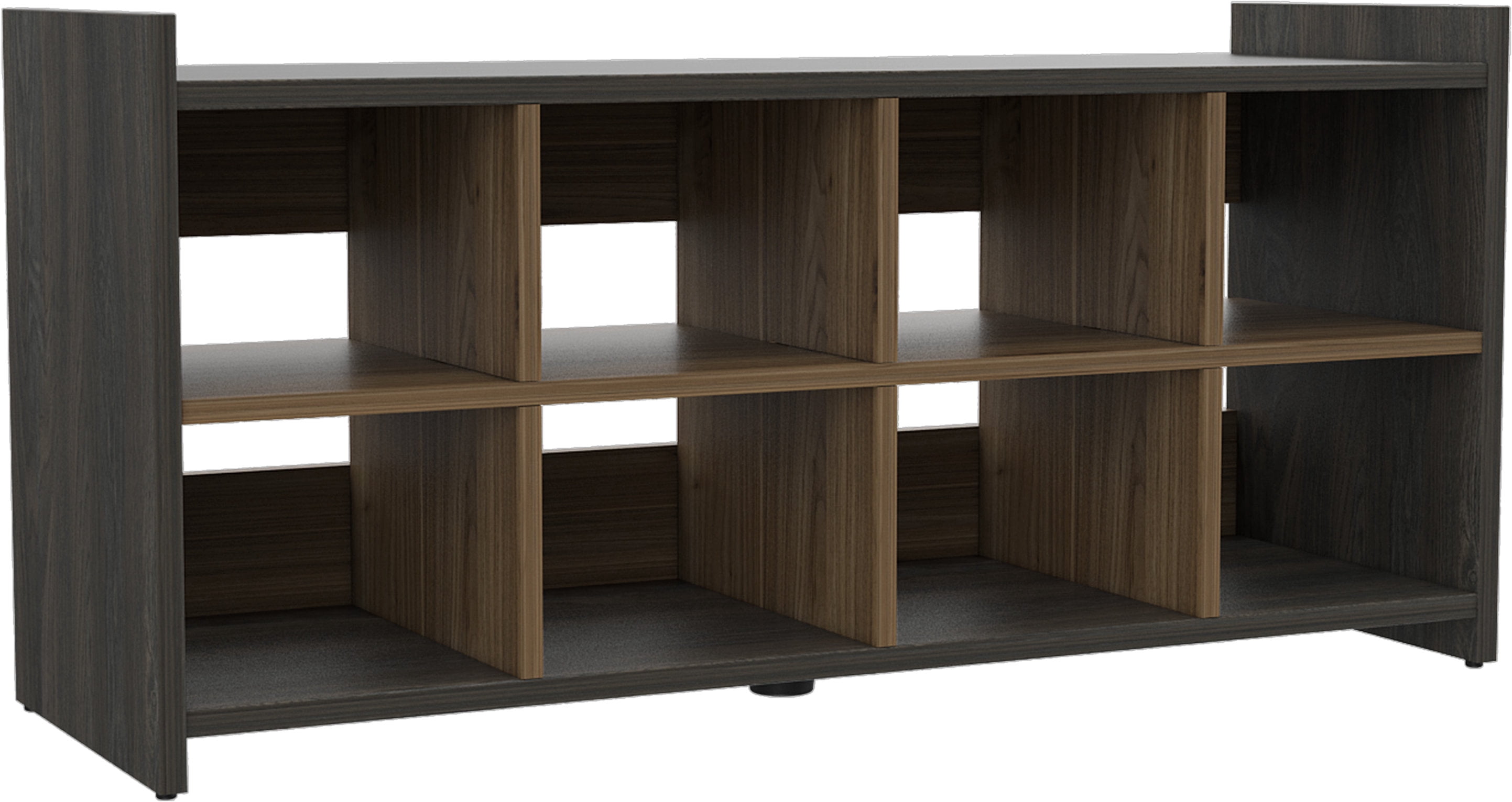 TUHOME 40-inch Wide Entryway Storage Unit, 8 Shoe Capacity, Carbon ...