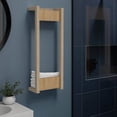 thumbnail image 1 of TUHOME Arlington Wall Towel Rack with Upper Storage Shelf and Integrated Hanging Bar, Space-saving, 1 of 5