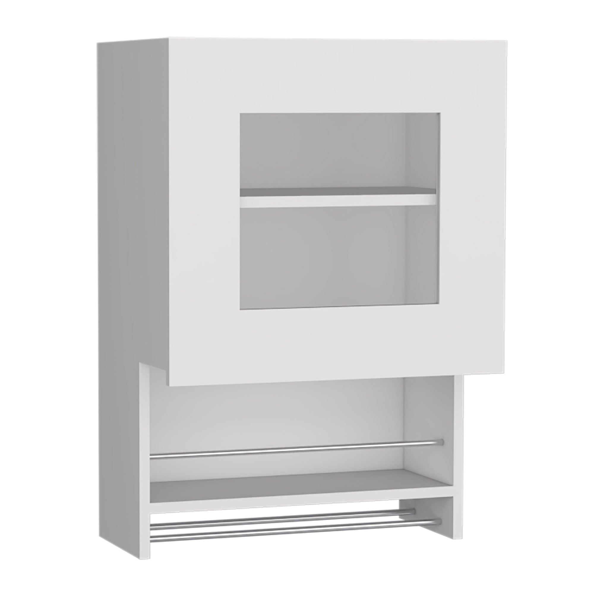 Tuhome Hängeschrank Portofino 150 - Weißer Küchenschrank Mit 4 Türen & Regalen, 150 Cm Breite