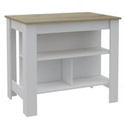 TUHOME Cala Kitchen Island Engineered Wood Kitchen Islands in Multi-color