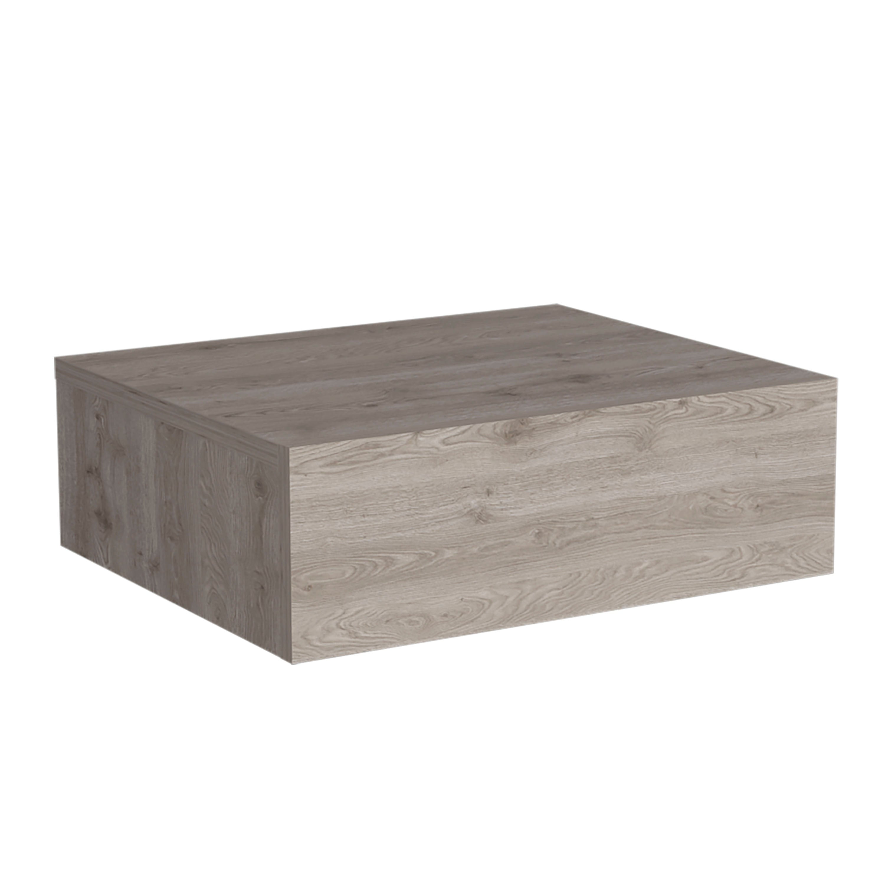 TUHOME Furniture Milano 1Drawer Manufactured Wood Floating Wall