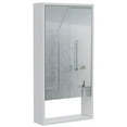 thumbnail image 1 of TUHOME Mariana Mirrored Medicine Cabinet In White - Engineered Wood, 1 of 8