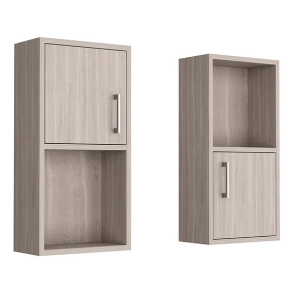 TUHOME Oba Medicine Cabinet Beige Engineered Wood
