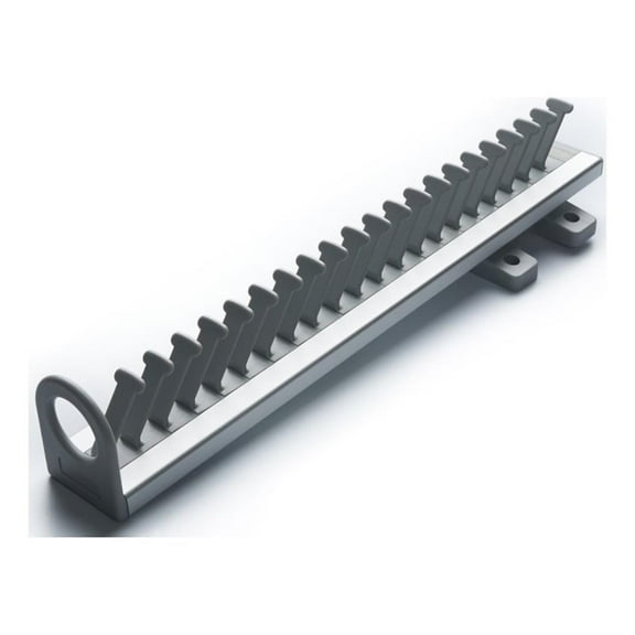TUHOME  Pull Out Closet Slide Tie And Belt Rack Gray Aluminum