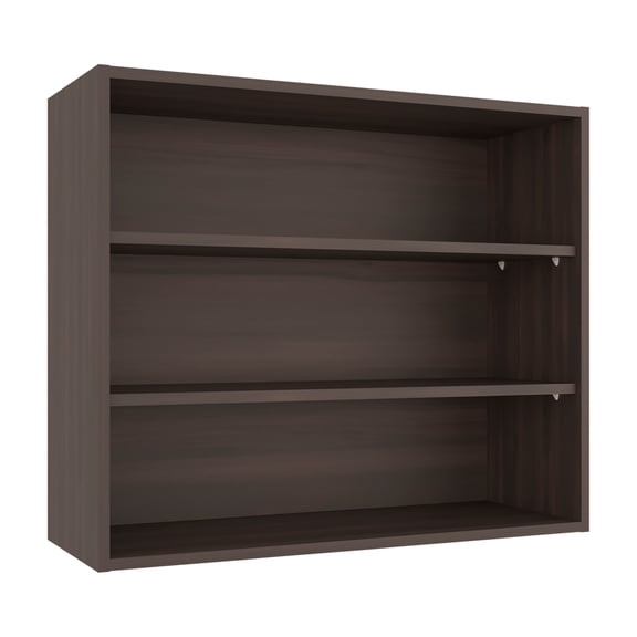 TUHOME Wally 36" Wide x 30" High 3-Tier Open Wall Cabinet, Modern Wall Shelf and Organizer