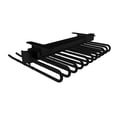 thumbnail image 1 of TUHOME stainless steel Pull Out Trousers Rack 11 Arms Black Clothes Organizer, 1 of 7