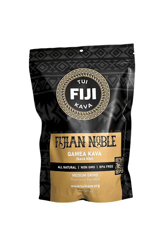 Traditional Fijian Noble Kava 500g – Medium Grind Root Support for Sleep, Mood, Stress & Focus Support – Heady Kava – 75 Micron Strainer Required