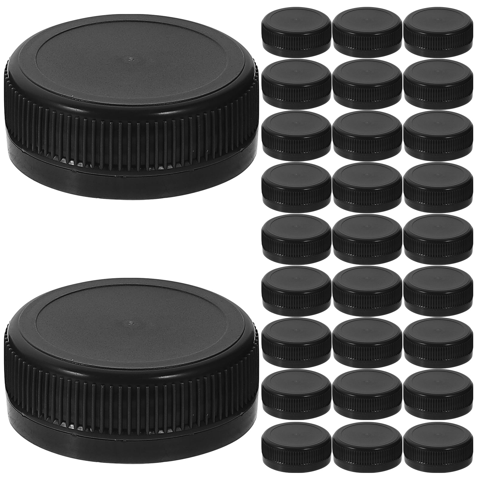TUIBELY 100pcs Plastic Bottle Caps for Diy Crafts Development of